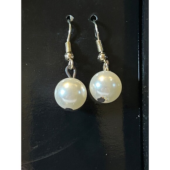 Jaclyn Smith Silver Tone Earrings 2 Pair - Picture 3 of 4